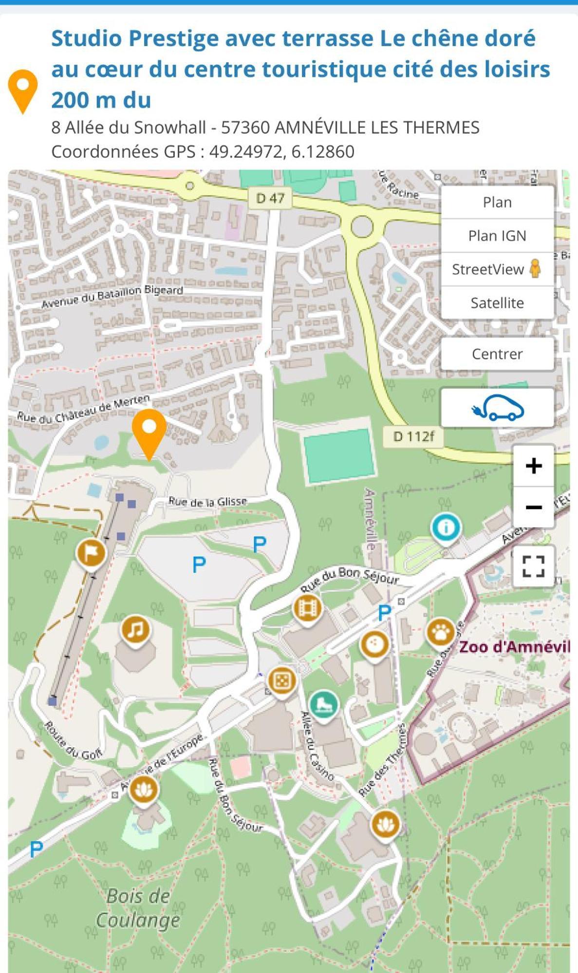 Studio Prestige Avec Terrasse Le Chene Dore Au Coeur Du Centre Touristique Cite Des Loisirs 200 M Du Galaxie,Face Au Snowworld Parking Gratuit Privatif Amnéville Kültér fotó